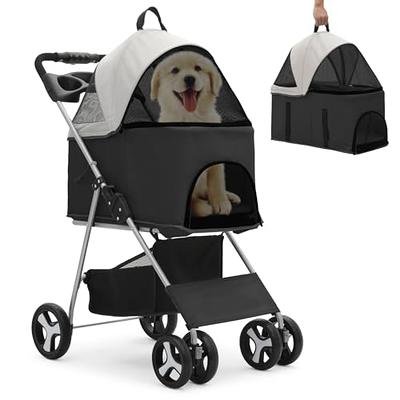 Pet and Pets by Petique Double Decker Pet Stroller for Dog, Cat, Small  Animal – Petique, Inc.