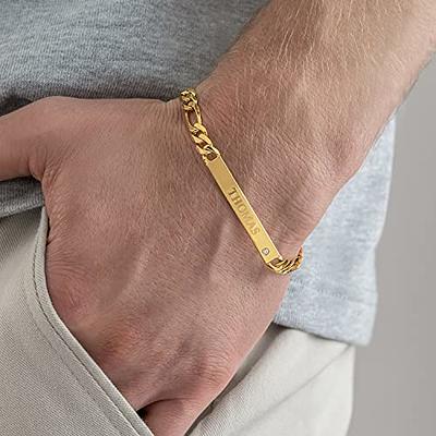 Men's Engraved ID Bracelet