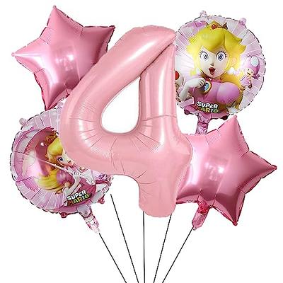 Princess Peach Party Decorations,Birthday Party Supplies for Super Mario  Part