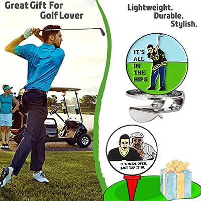 Golf Ball Marker Hat Clip Funny Golf Marker, Best Golf Gifts for Men and  Women