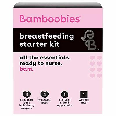Bamboobies Women's Starter Kit, Washable and Disposable Nursing Pads,  Organic Nipple Balm, and On-the-Go Wet/Dry Bag - Yahoo Shopping