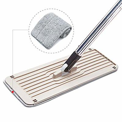 Professional Dredge Microfiber Flat Mop System for Hardwood Tile Laminate &  Vinyl Floors with 3 Washable Wet Dry Dust Cleaning Pads - Good for Kitchen