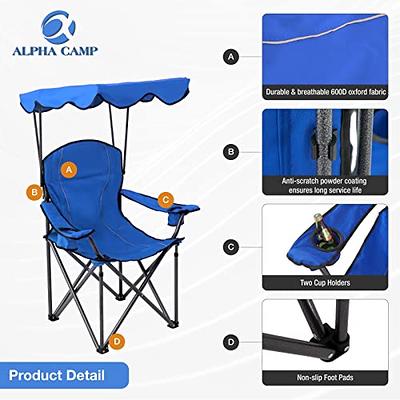 folding camping chair with canopy/fishing chair