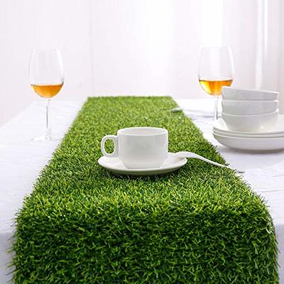 Farochy Artificial Grass Table Runners - Synthetic Grass Table Runner for Wedding  Party, Birthday, Banquet, Baby Shower, Home Decorations (14 x 48 inches) - Yahoo  Shopping