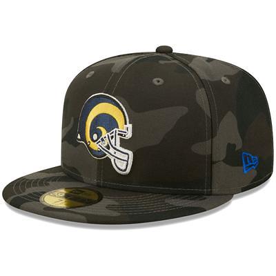 Men's New Era Black Los Angeles Chargers Logo Color Dim 59FIFTY Fitted Hat