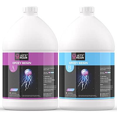 Let's Resin 16oz Clear Epoxy Resin Kit, Bubbles Free Casting Resin for Art Crafts, Jewelry Making