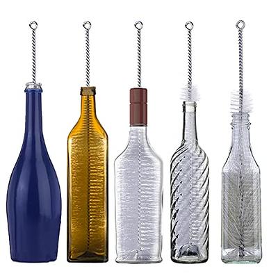 Bottle Brush Especially for Cleaning All Kinds of Narrow Neck Wine Bottles,  Beer Bottles, Soda Bottles, Spray Bottles, Long Cups, Mugs, Large Volume