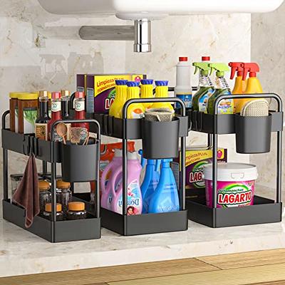 Glidez 2-Tier Sliding Under-Sink Organizer