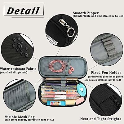 Pencil Case,Pencil Pouch,Pen Cases for Adults,Multi-Slot Pencil Bag Pen Case  