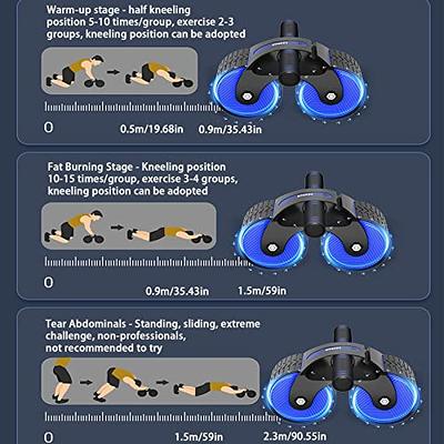 Gecorid Ab Roller for Abs Workout, Exercise Wheel with Mobile