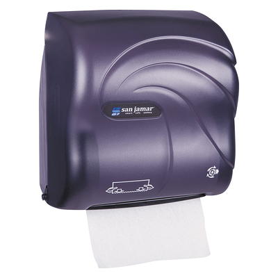 San Jamar Ultrafold Towel Dispenser 11 1/2W x 6D x 11 1/2H Black Pearl