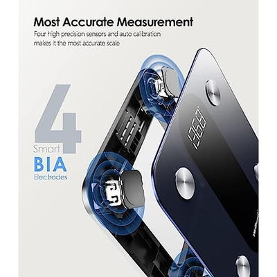 Bluetooth Digital Bathroom Scale With Heart Rate Tracking High-precision  Bmi Smart Scale - Yahoo Shopping