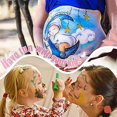 Face Body Paint 12 Colors Water based Paints for Kids Face