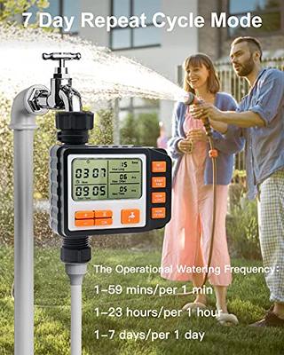 TROND WiFi Sprinkler Timer, Smart Water Hose Timer with 2 Watering Modes,  Automatic Rain Delay, Irrigation System Controller, Waterproof, APP & Voice  Control, Faucet Timer for Outdoor Garden Yard Lawn - Yahoo Shopping