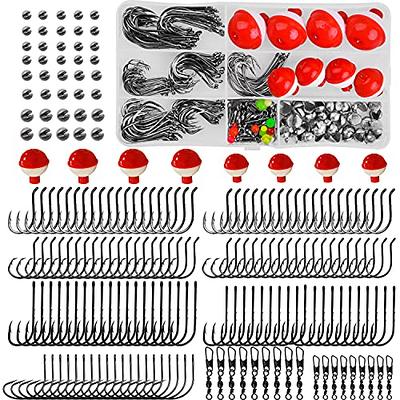 Trout Fishing Kit with Lures Hooks Sinkers and Tackles, 68 Pieces 