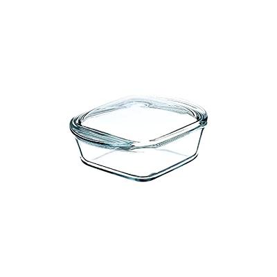 Rubbermaid DuraLite Glass Bakeware, 2-Piece Set, Baking Dishes or Casserole  Dishes, 1.75-Quart and 0.97-Quart Square No Lids 