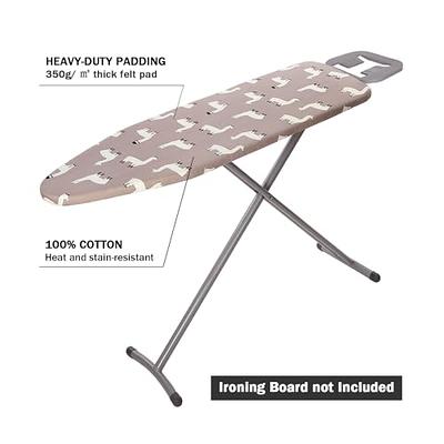 Small Ironing Board Cover and Pad 12 x 42,3 Pairs of Hook and Loop