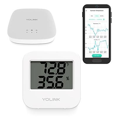 WiFi Thermometer, Diivoo Humidity Sensor Compatible with Alexa, Smart  Thermometer Hygrometer with App Notification Alert, Remote Temperature  Monitor for Home, Greenhouse, Car, Indoor, Pets - Yahoo Shopping