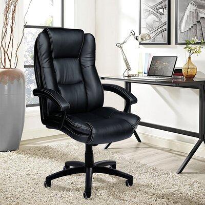  Vodolo Leather Repair for Office Chair, Bright Black