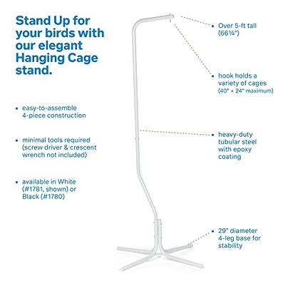Prevue Hendryx Pet Products Tubular Steel Hanging Bird Cage Stand