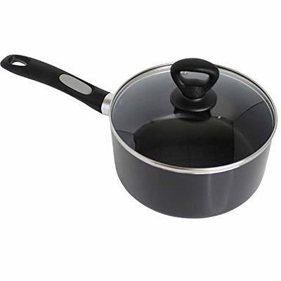 Buttermelt 2.5 Quart Stainless Steel Saucepan with Glass Strainer Lid,  Thicken Tri-ply Full Body, Multipurpose Sauce Pot with Two-Size Drainage  Holes