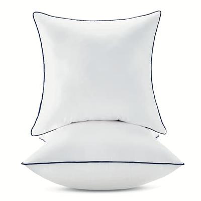 Utopia Bedding Throw Pillows Insert (Pack of 2, White) - 18 x 18 Inches Bed  and Couch Pillows - Indoor Decorative Pillows