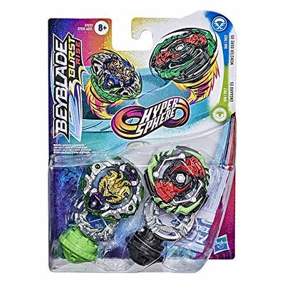  Beyblade Burst Rise Hypersphere Glyph Dragon D5 Starter Pack -  Stamina Type Battling Top Toy and Right/Left-Spin Launcher, Ages 8 and Up,  Red : Toys & Games