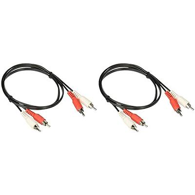 20ft 3.5mm Mini-Stereo TRS Male to Two RCA Male Audio Cable 