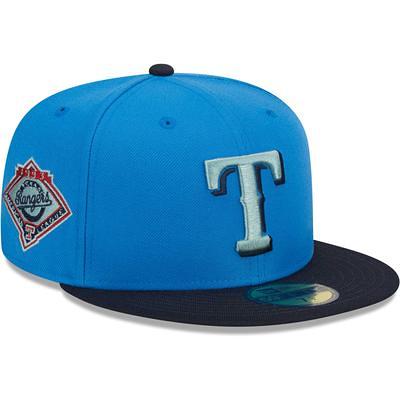 Men's New Era Royal Texas Rangers 59FIFTY Fitted Hat - Yahoo Shopping