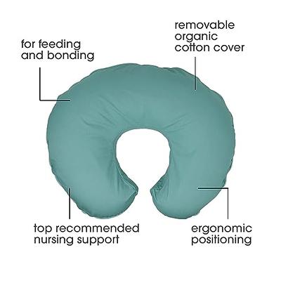 Boppy Nursing Pillow Organic Original Support, Sand Criss Cross, Ergonomic  Nursing Essentials for Bottle and Breastfeeding, Firm Hypoallergenic Fiber