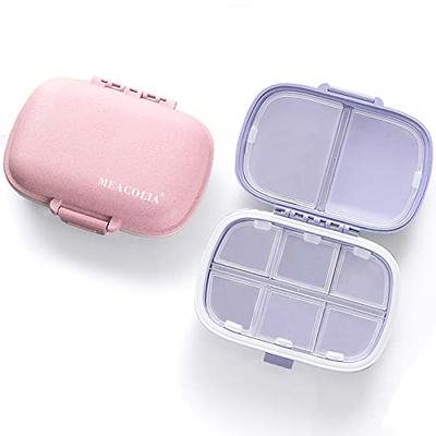 Pack Of 5 Travel Pill Box With Labels, Medicine Box Seven- 10 Compartments, Small  Pill Box For Pocket Purse | Fruugo NO