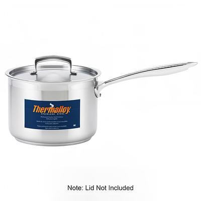 Winco SSSP-3 3.5 qt. Stainless Steel Sauce Pan with Cover