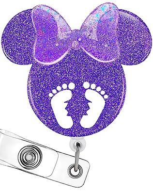 NICU Badge Reel Holder Retractable with ID Clip for Nurse Nursing Name Tag  Card Cute Labor and Delivery Pediatric Nursing Student Teacher Doctor RN  Medical Assistant Work Alligator Clip(Purple) - Yahoo Shopping