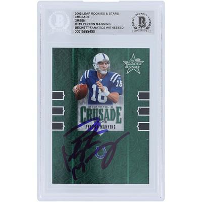 Indianapolis Colts Peyton Manning Autographed White Mitchell