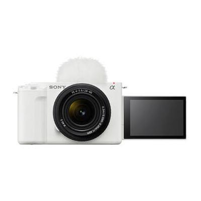 Sony ZV-1F Vlogging Camera with Accessory Kit (White) B&H Photo
