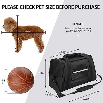 BAGLHER BAgLHER Pet Travel carrier cat carriers Dog carrier for Small  Medium cats Dogs Puppies Airline Approved Small Dog carrier Soft S