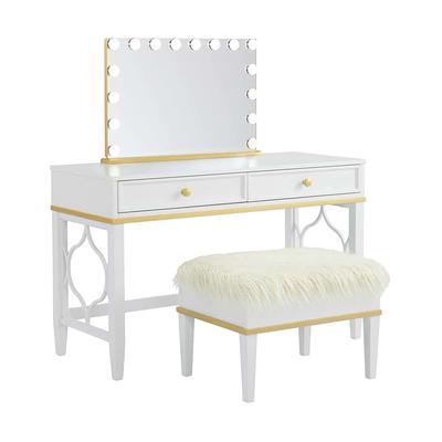 BRIGHT BEAUTY VANITY STATION - GOLD - Bright Beauty Vanity