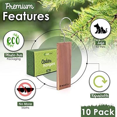 Cedar Hyde Cedar Blocks for Clothes Storage | Cedar Balls & Cedar Rings | Closet Deodorizer | Clothes Protection & Mustiness Prevention | 40 Pieces