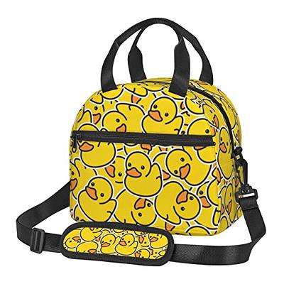 Insulated Lunch Bag for Women Men Reusable Lunch Box with Adjustable  Shoulder Strap, Kawaii Cute Lunch Bags Lunchbox