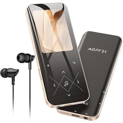 AGPTEK MP3 Player, Bluetooth Lossless Music Player with FM Radio, Voice  Recorder, 8 GB Black