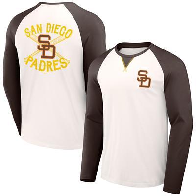 MAJESTIC Men's Majestic Navy/White San Diego Padres Authentic Collection  On-Field 3/4-Sleeve Batting Practice Jersey