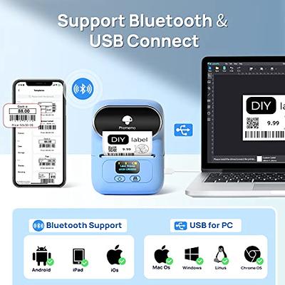 Phomemo M110 Label Printer Portable Thermal Printer bluethooth Connect  Compatible with iOS and Android 