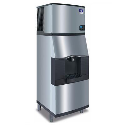 VEVOR 22-lbStorage Ice Maker 77-lb Flip-Up Door Freestanding for Commercial Use Cubed Ice Maker (201 Stainless Steel) | 68KGSYZBJ00000001V1