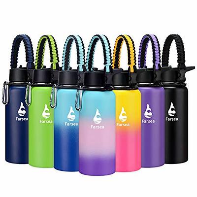 Lexlion Water Bottle 32 Oz, Triple Walled Insulated Stainless Steel  Reusable, Wide Mouth, Fruit Diffuser-Thermal Leaf Infuser, Silicone