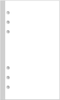 Lined Binder Paper, A6 Refill 6 Hole Punch Paper (6 Colors, 240 Sheets)