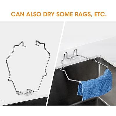  Xgunion Roll-up Dish Drying Rack Over Sink (17.8 x 11.8) 304 Stainless  Steel Foldable Sink Dish Drainer Racks for Kitchen Sink Counter