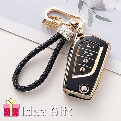  Gematay for Mercedes Benz Key Fob Cover with Lanyard