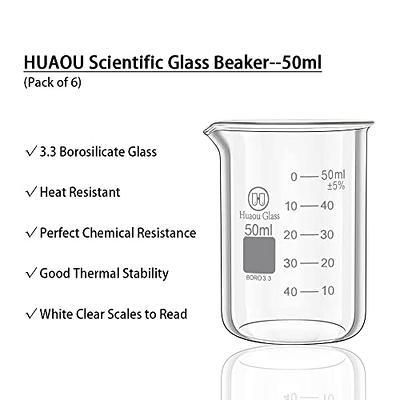 Heat-resistant Borosilicate Glass Measuring Cup With Graduated