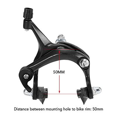 PETCHOR HB-100 Line Pulling Hydraulic Disc Brake Calipers, Mechanical Disc  Brakes for MTB, Mountain Bike, E-bike and Electric Bike 2PCS Front/Rear Red