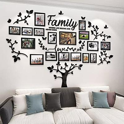 DIY Wall Decor Living Room Family Tree Wall Decor Sticker 3D